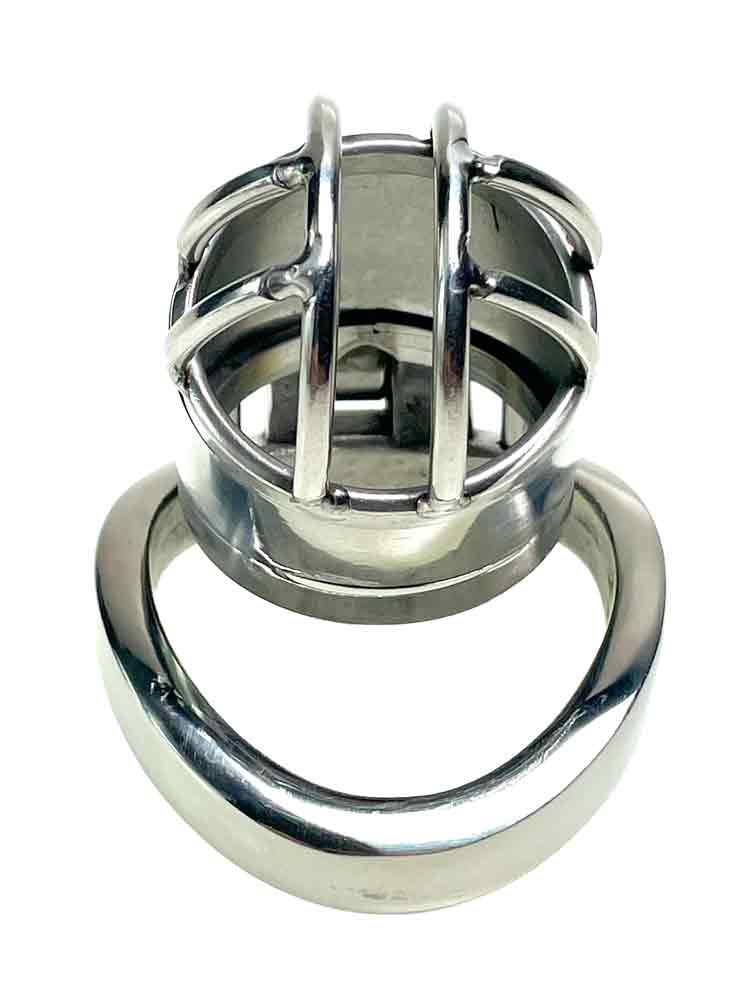 Edelstahl Keuschheitskäfig X-CROSS