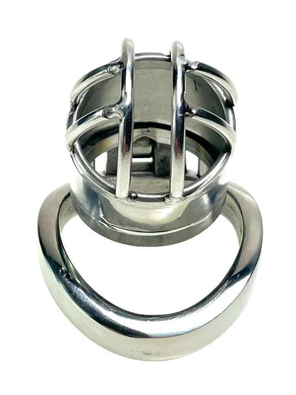 Edelstahl Keuschheitskäfig X-CROSS