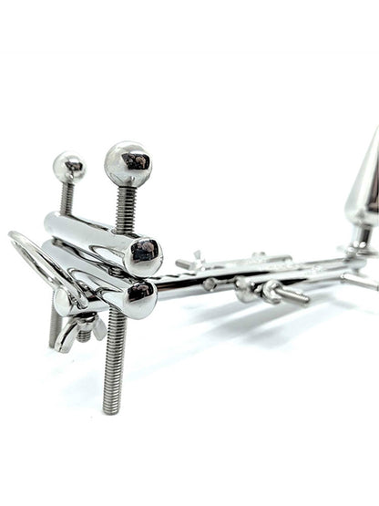 Edelstahl Keuschheits-Tool 4-in-1 CHASTITY