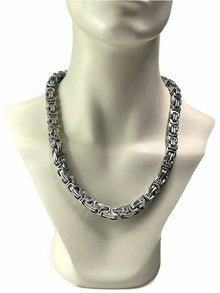 Edelstahl-Halskette, KÖNIGS-KETTE 60cm 11x11mm