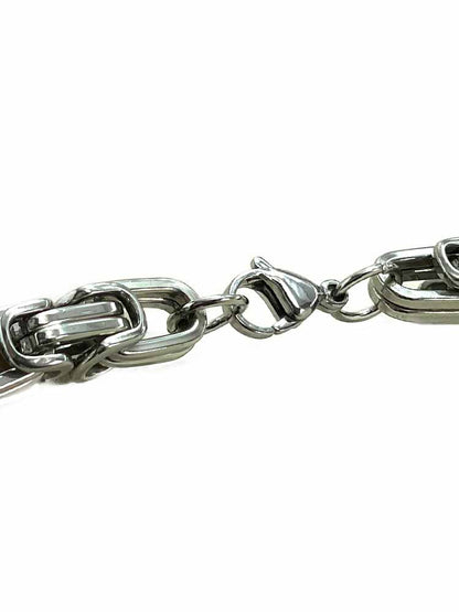 Edelstahl-Halskette, KÖNIGS-KETTE 60cm 11x11mm