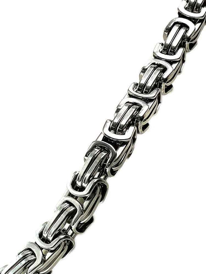 Edelstahl-Halskette, KÖNIGS-KETTE 60cm 8x8mm