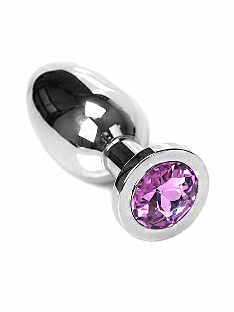 Edelstahlplug mit Kristall ROSA