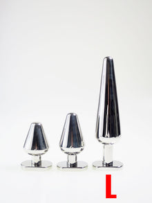 Edelstahlplug 152 x 38mm - large