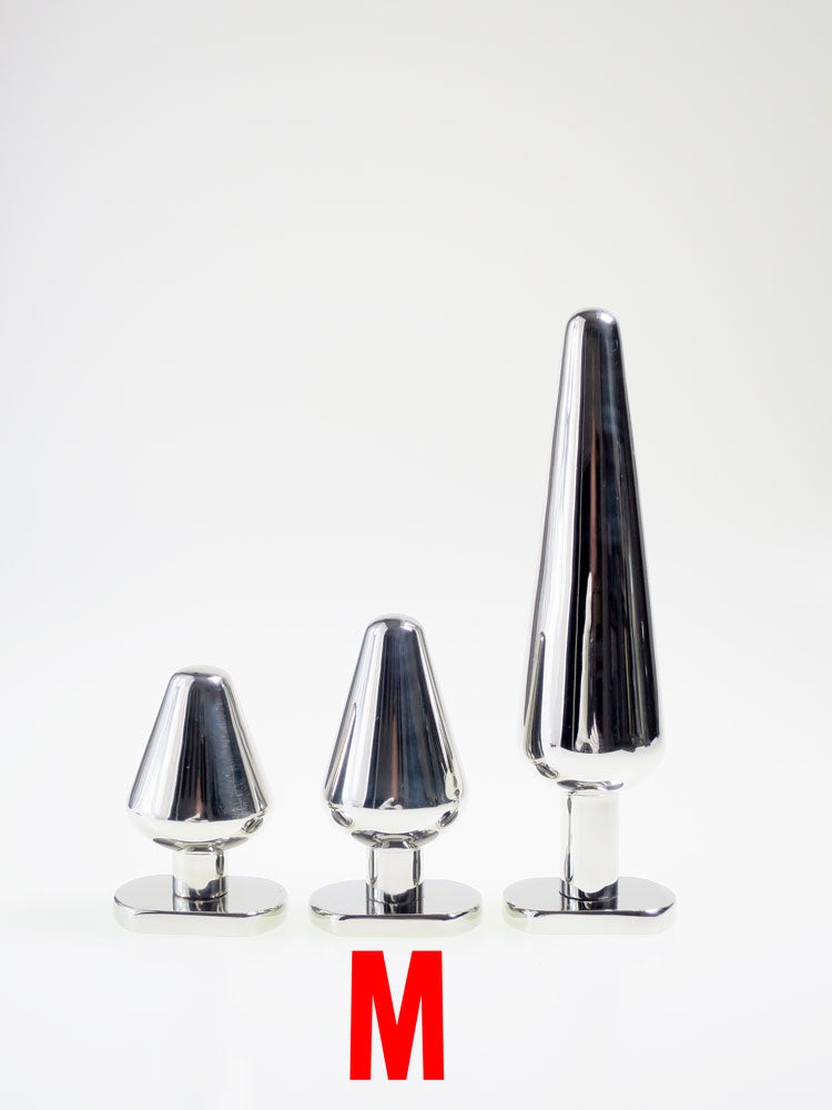 Edelstahlplug 76 x 38mm - medium