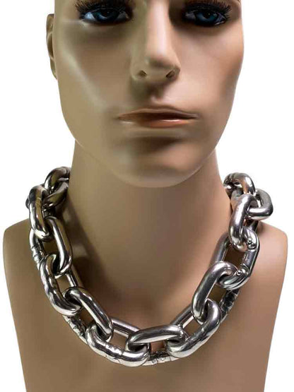 Edelstahlkette 10mm - unsichtbarer Verschluss