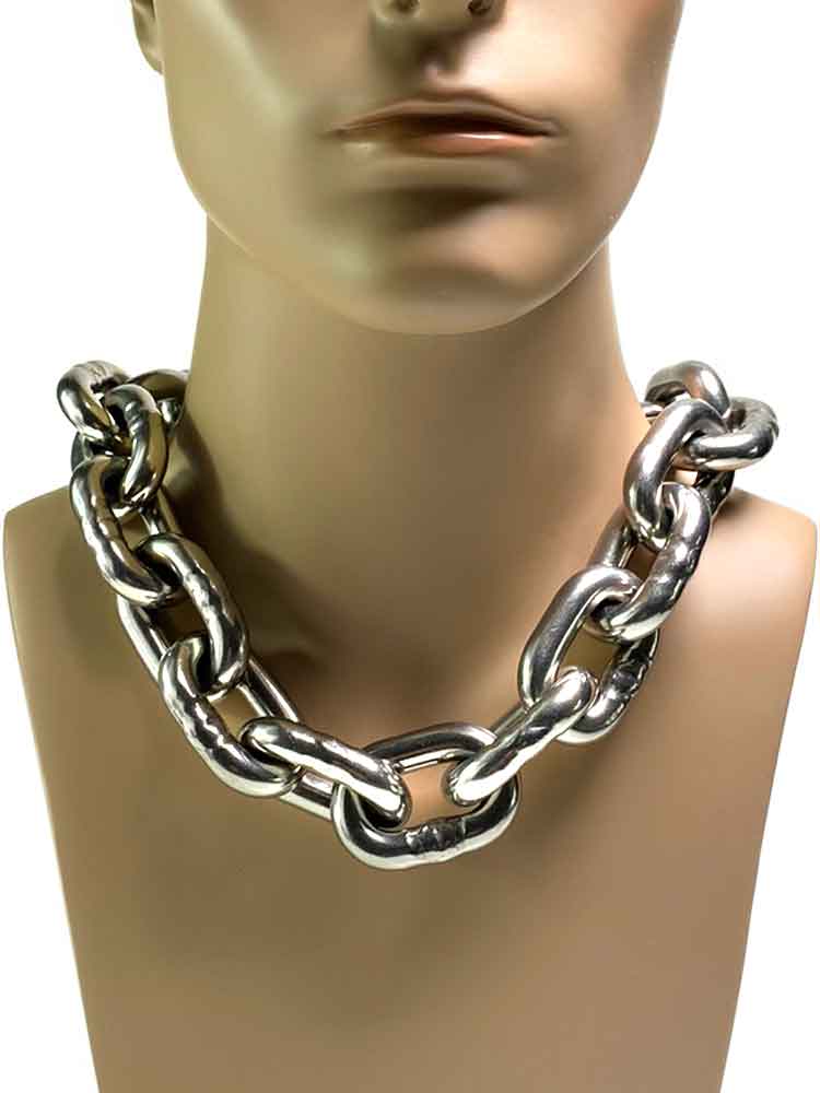 Edelstahlkette 10mm - unsichtbarer Verschluss
