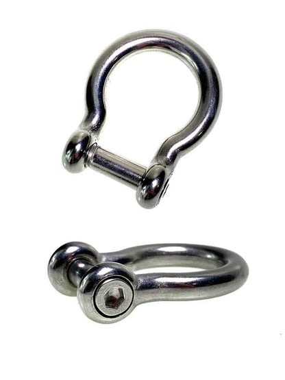Edelstahlkette 8mm - 8mm-Schäkel-Verschluss