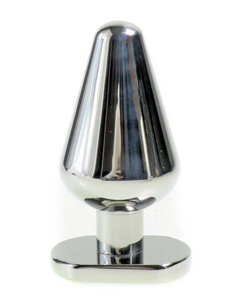 Edelstahlplug 76 x 38mm - medium