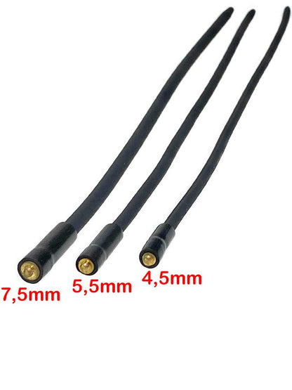 E-Stim-Silikon Dilator 35cm x 4.5mm