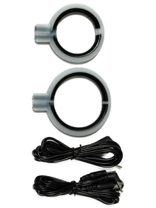 Reizstrom E-Stim - Silikoncockringe mit Kabel