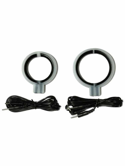 Reizstrom E-Stim - Silikoncockringe mit Kabel