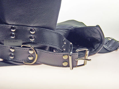 Bondage-Fäustlinge, Leder