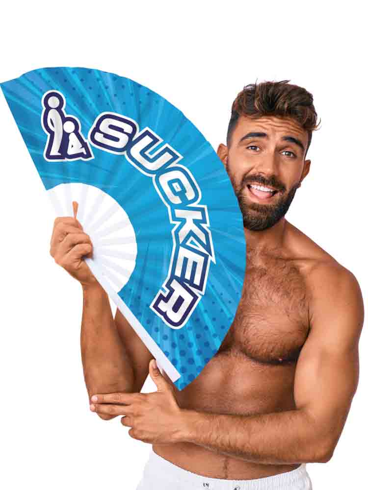 Fächer SUCKER 63 cm