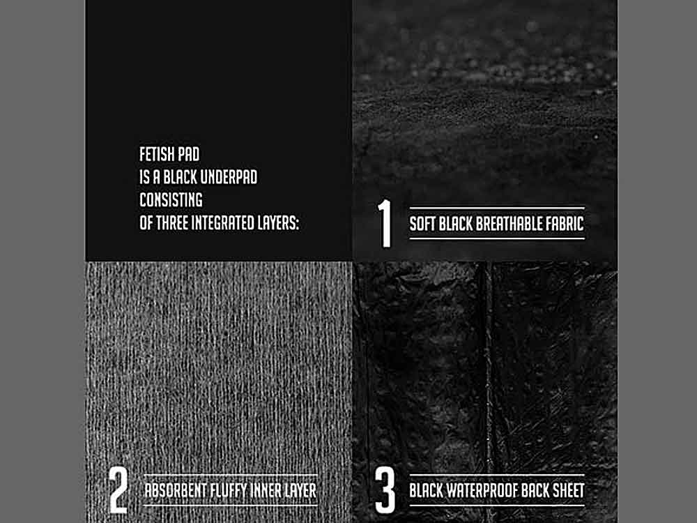 FETISH PAD BLACK ABSORBER Unterlage