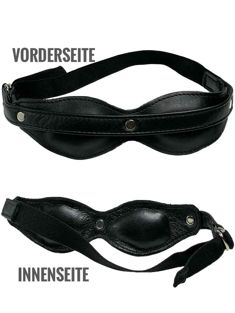 Augenbinde Leder by FETTERS gepolstert