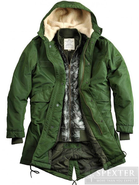 Alpha Industries Fishtail II - 2 in 1 - dark-green