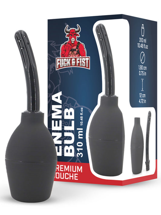 FUCK & FIST Analdusche Enema schwarz 310 ml