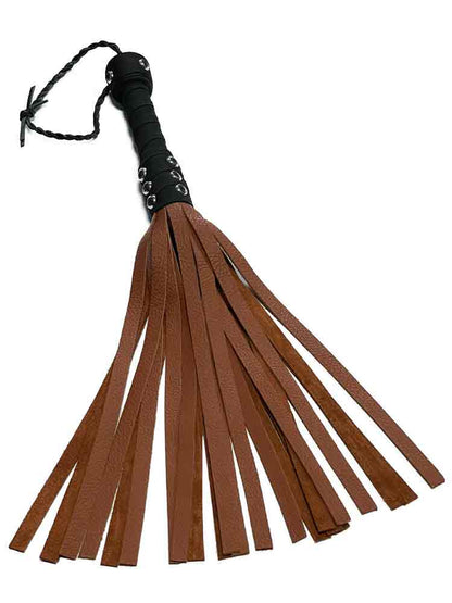 Flogger 24 Riemen 55cm Rind BRAUN