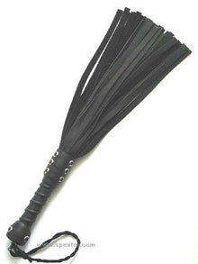 Flogger 24 Riemen 55cm Rind SCHWARZ