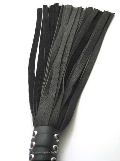 Flogger 24 Riemen 55cm Rind SCHWARZ