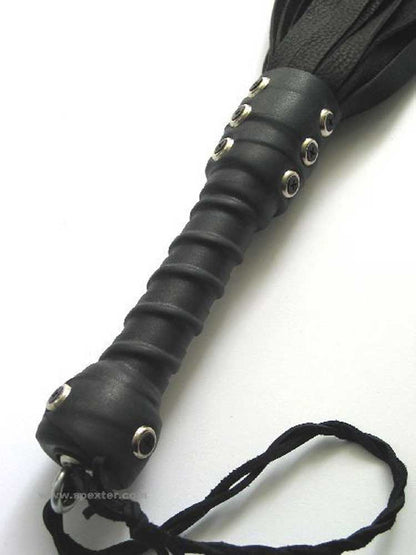 Flogger 24 Riemen 55cm Rind SCHWARZ