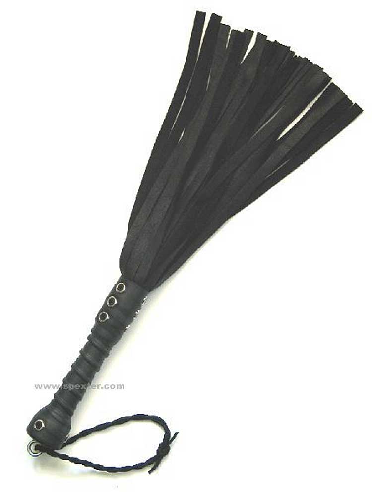 Flogger 30 Riemen 55cm Hirsch SCHWARZ
