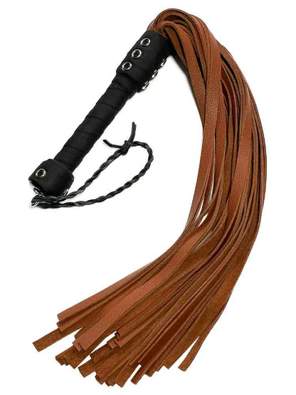 Flogger 30 Riemen 76cm Rind BRAUN