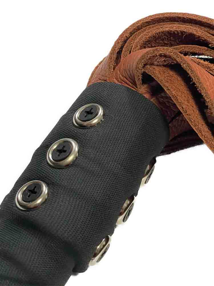Flogger 30 Riemen 76cm Rind BRAUN