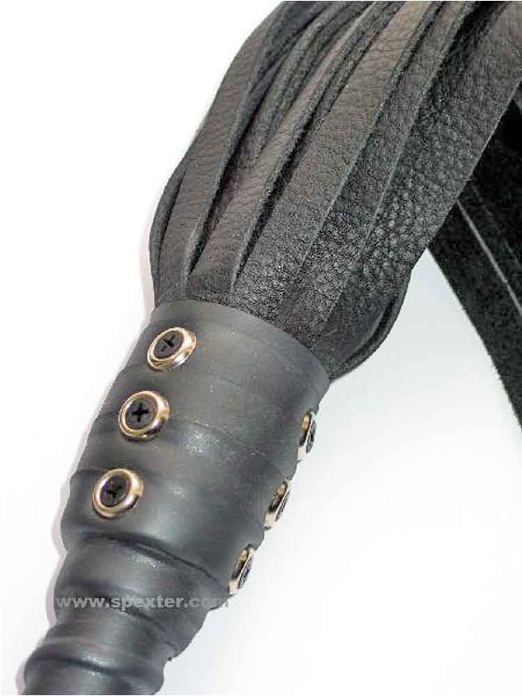 Flogger 30 Riemen 76cm Rind SCHWARZ
