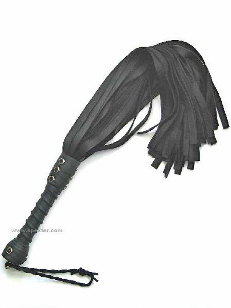 Flogger 40 Riemen 76cm Hirsch SCHWARZ