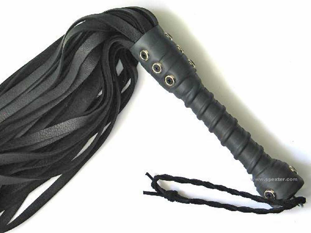 Flogger 40 Riemen 76cm Hirsch SCHWARZ