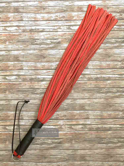 Flogger aus Riemen LEICHT / LIGHT - rot