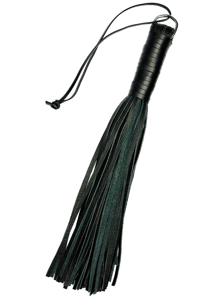 Flogger aus weichen Riemen schwarz 39 cm