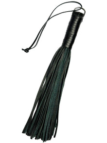 Flogger aus weichen Riemen schwarz 39 cm