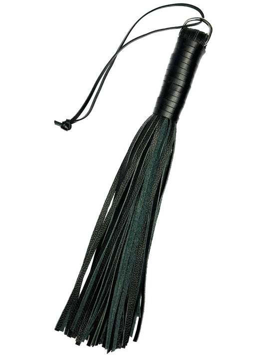Flogger aus weichen Riemen schwarz 39 cm