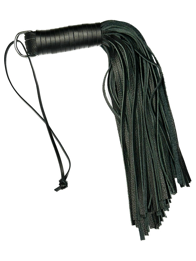 Flogger aus weichen Riemen schwarz 39 cm