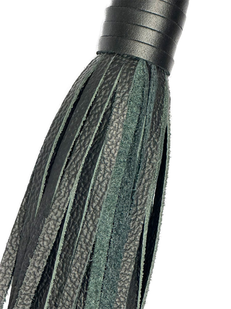 Flogger aus weichen Riemen schwarz 39 cm
