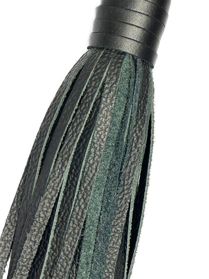Flogger aus weichen Riemen schwarz 39 cm