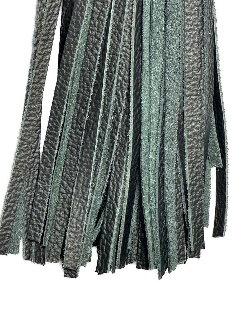 Flogger aus weichen Riemen schwarz 39 cm