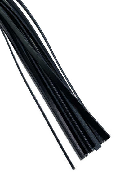 Flogger-Peitsche 45cm Holzkugelgriff