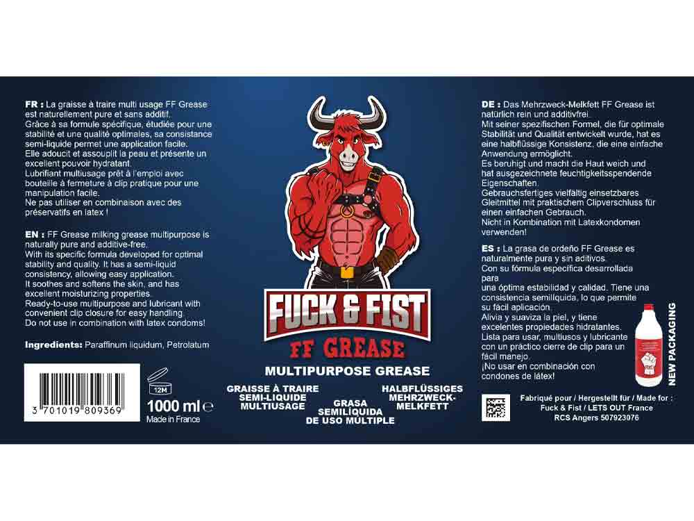 FUCK & FIST FF GREASE MELKFETT 1000ml