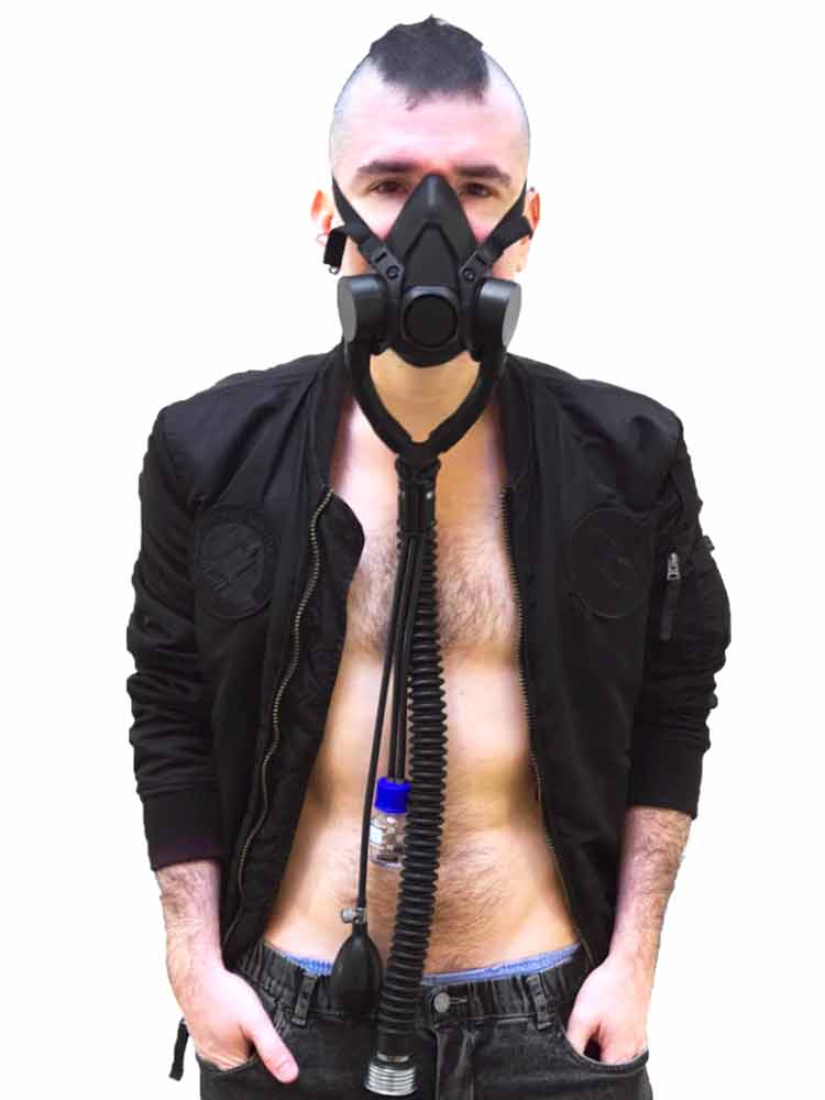 GASMASTER Halbgasmaske mit Aroma Pumpe
