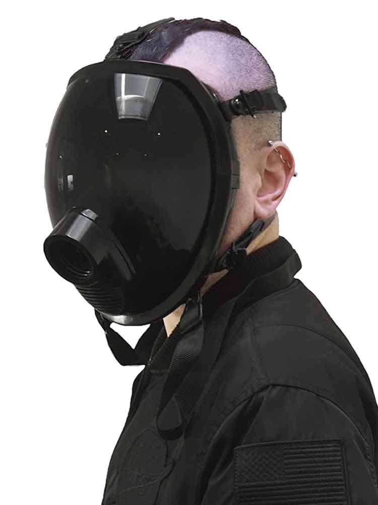GASMASTER Gasmaske MSX Vollvisier rauchfarben