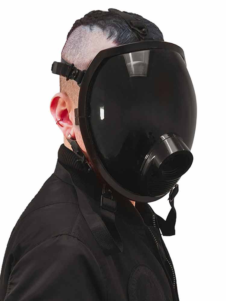 GASMASTER Gasmaske MSX Vollvisier rauchfarben