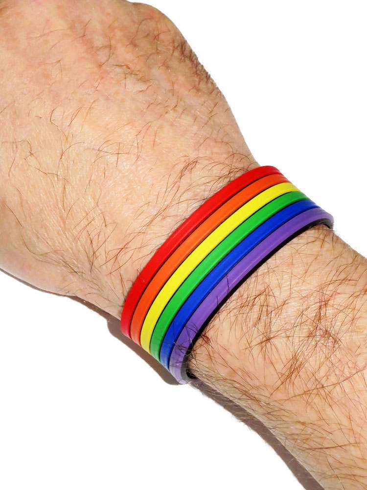 Gay Pride Armband mit Streifen