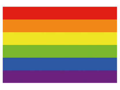 Gay Pride Regenbogen Aufkleber 8x12cm