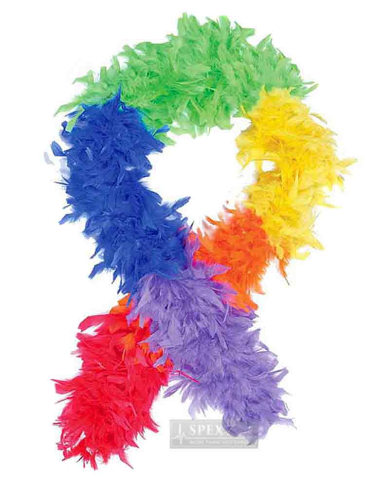 Gay Pride Regenbogen Federboa