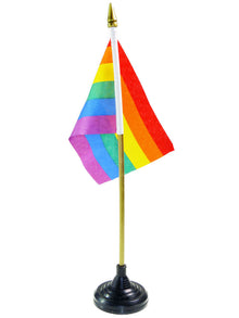 Gay Pride Flagge mit Ständer
