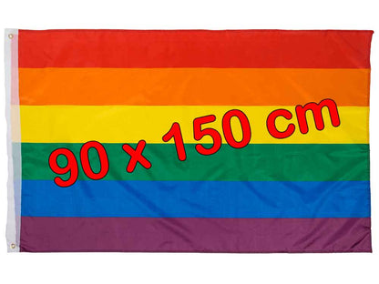 Gay Pride Regenbogen Flagge 90x150cm